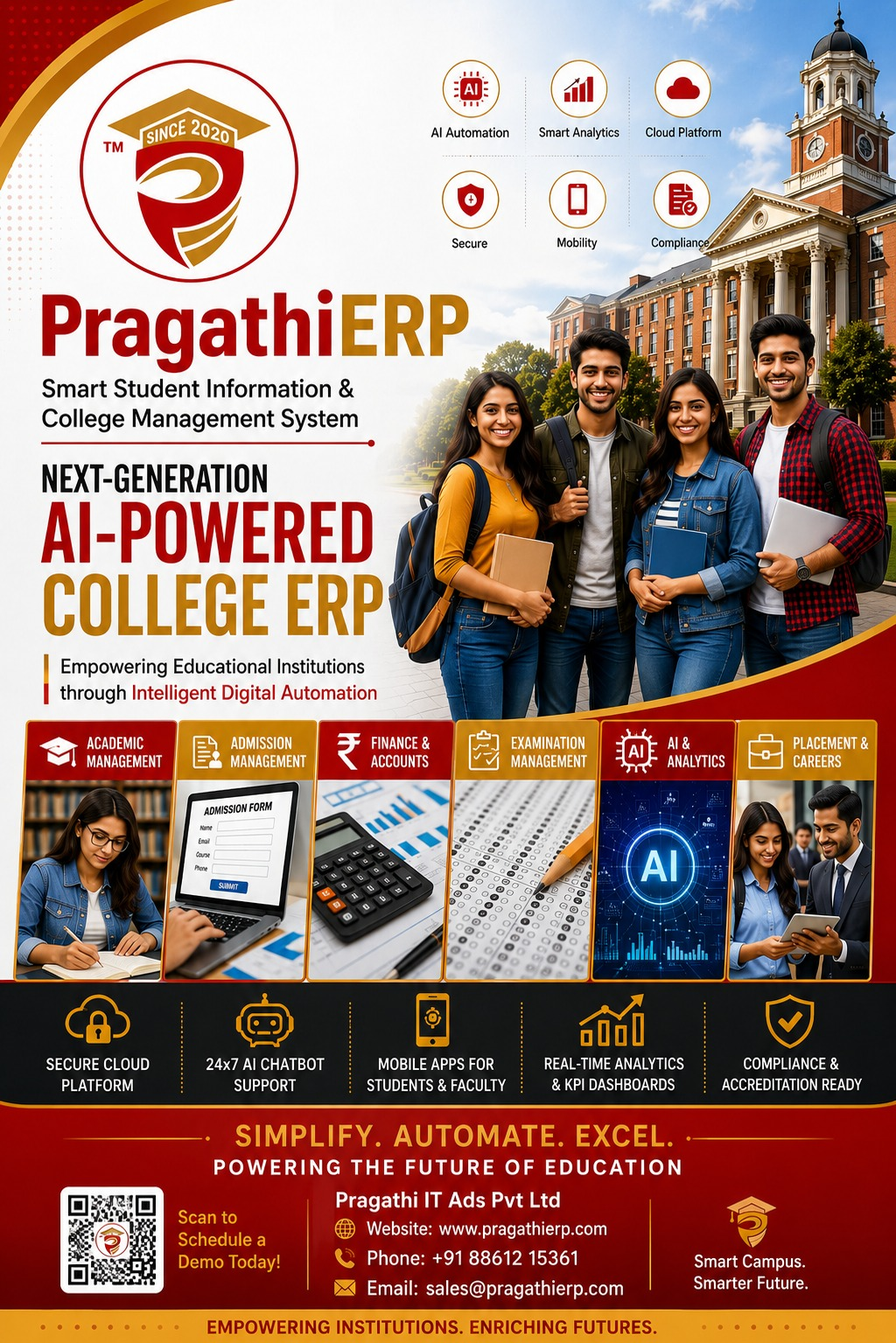 Pragathi ERP - Smart Student Information & College Management System